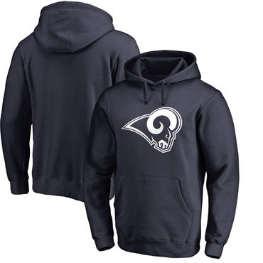 Men's Los Angeles Rams NFL Pro Line By Fanatics Branded Navy Primary Logo Pullover Hoodie