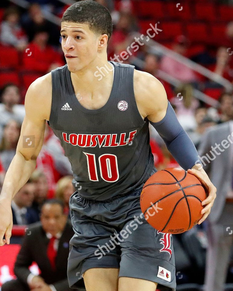 Men's Louisville Cardinals #10 Samuell Williamson Adidas 2020 Grey Basketball Jersey