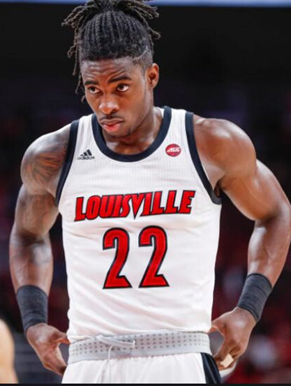 Men's Louisville Cardinals #22 Aidan Igiehon Adidas 2020 White Black Basketball Jersey