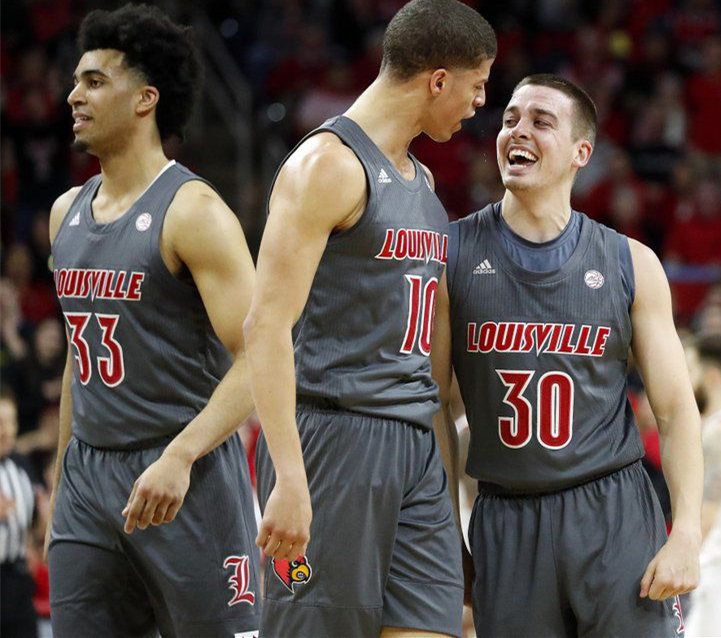 Men's Louisville Cardinals Custom Adidas 2020 Grey Basketball Jersey