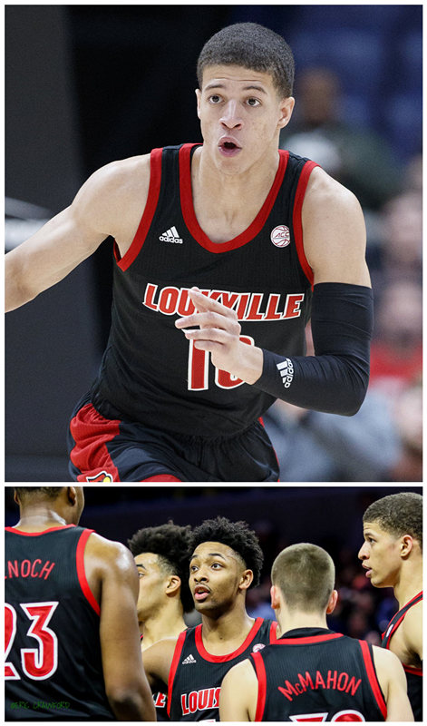 Men's Louisville Cardinals Custom Adidas 20210 Black College Basketball Jersey