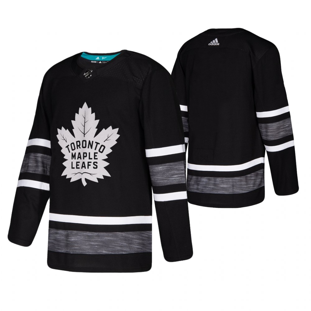 Men's Maple Leafs # Blank Black 2019 NHL All-Star Jersey