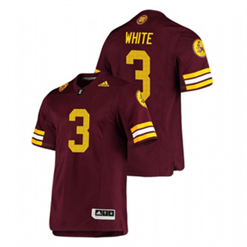 Men's Maroon Arizona State Sun Devils Rachaad White Premier Football Jersey