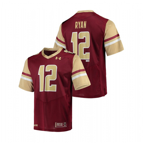 Men's Maroon Boston College Eagles Matt Ryan Replica College Football Jersey