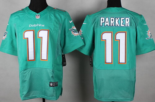 Men's Miami Dolphins #11 DeVante Parker Nike 2013 Green Elite Jersey