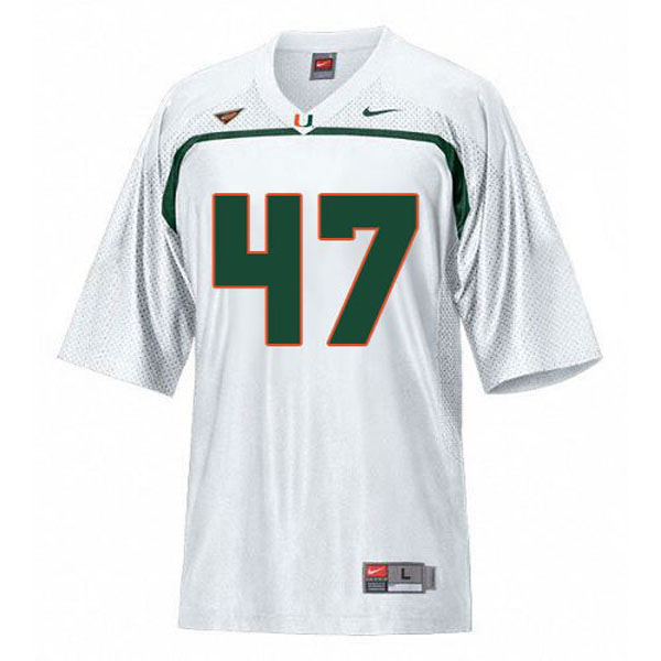 Men's Miami Hurricanes #47 Michael Irvin White Football Jersey Men's Jersey Miami Hurricanes #47 Michael Irvin White Football Jersey