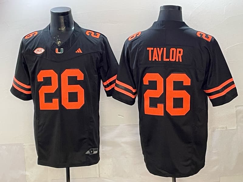 Men's Miami Hurricanes  Vapor Limited Jersey - All Stitched Sean Taylor #26