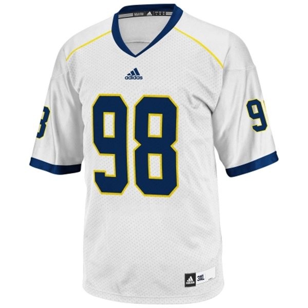 Men's Michigan Wolverines #98 Devin Gardner White Football Jersey