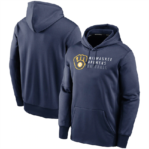 Men's Milwaukee Brewers Navy HoodieS