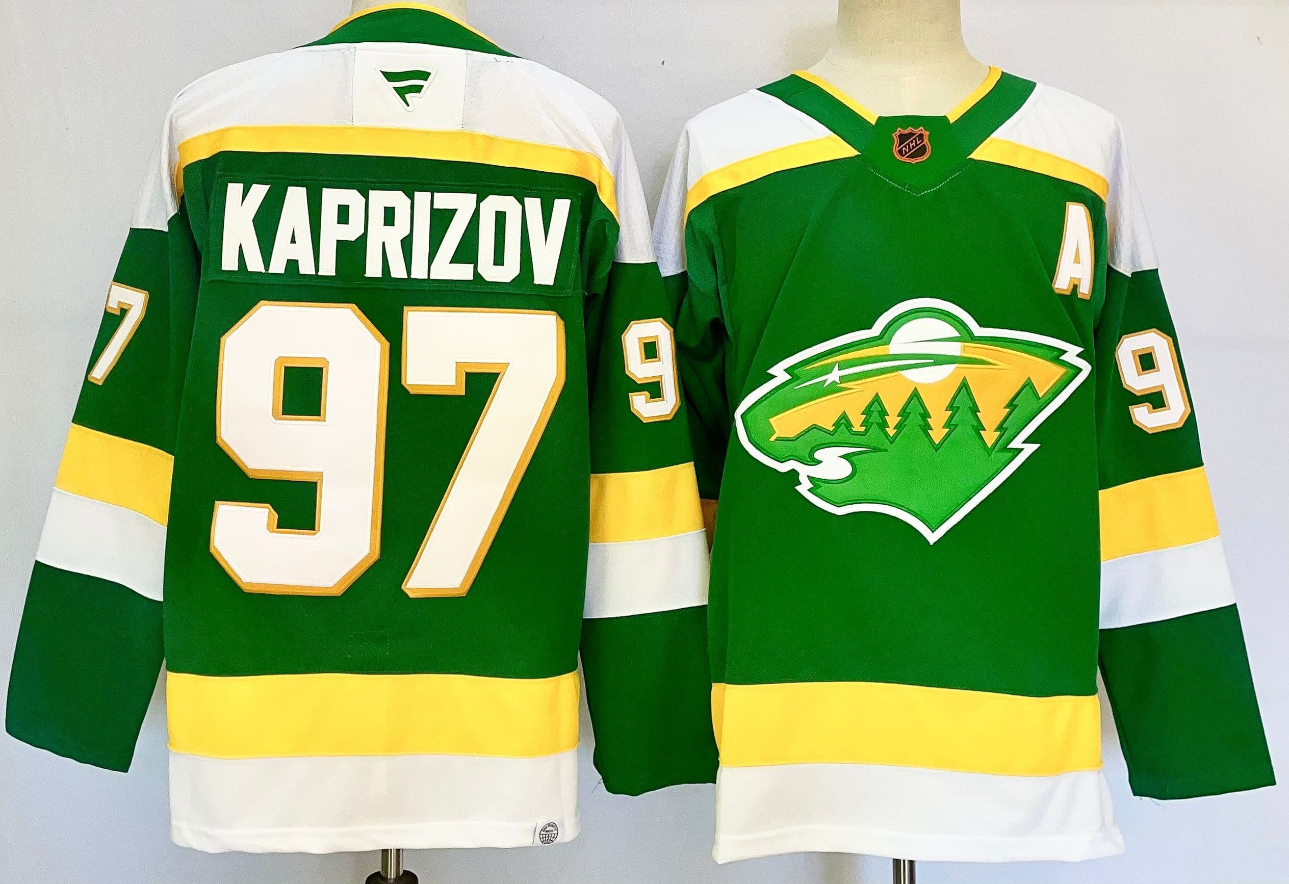 Men's Minnesota    Wild  Jersey - All Stitched Kirill Kaprizov 97