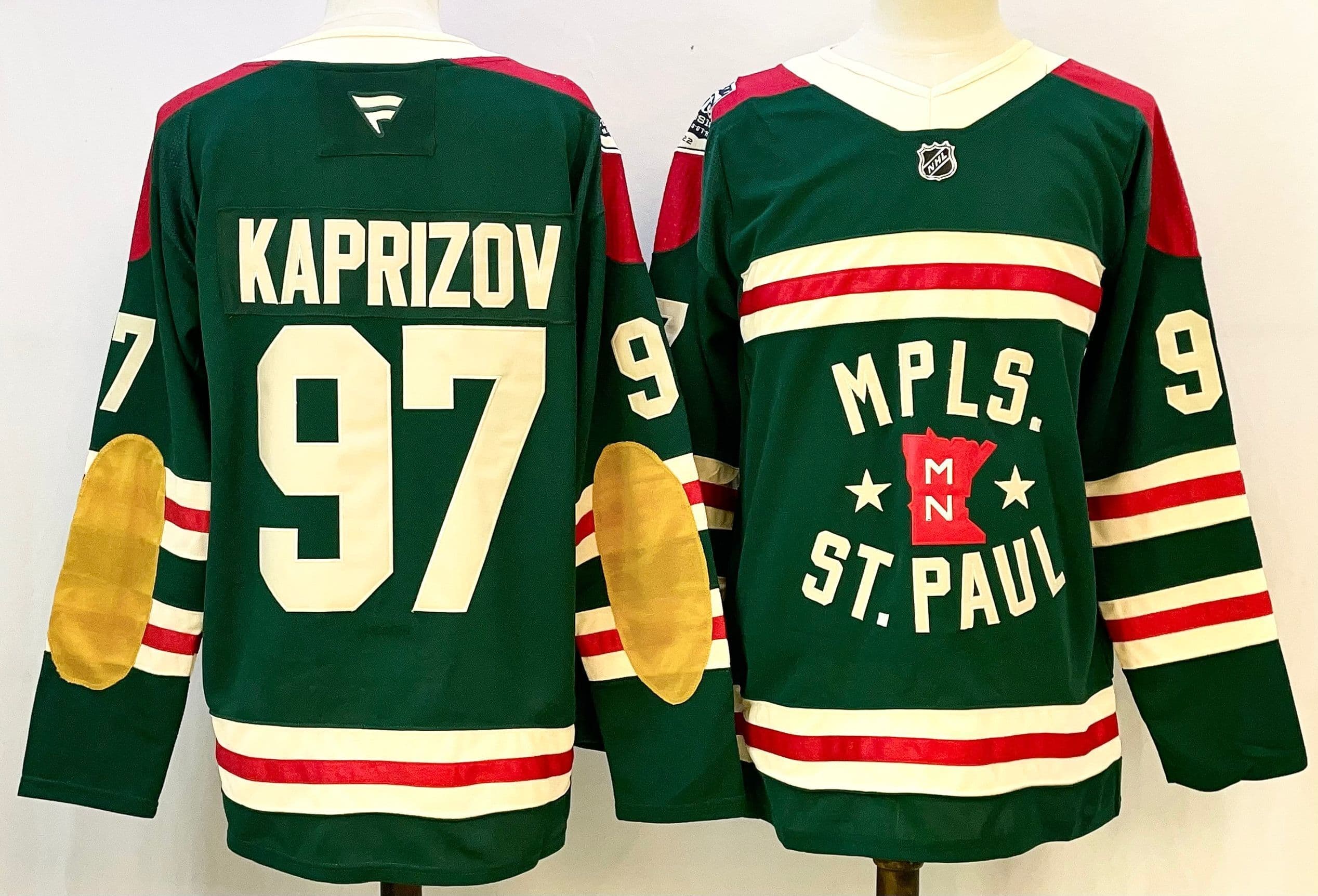 Men's Minnesota  Wild  Jersey - All Stitched Kirill Kaprizov 97