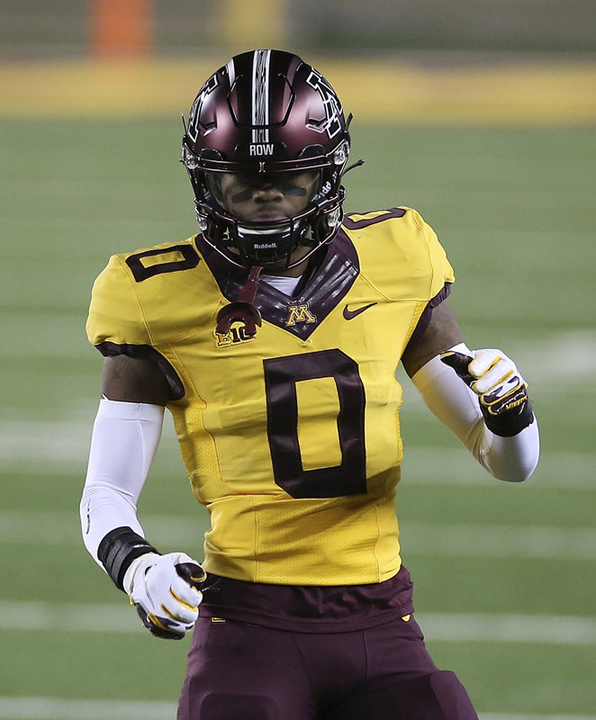 Men's Minnesota Golden Gophers #0 Rashod Bateman Nike Gold College Football Jersey