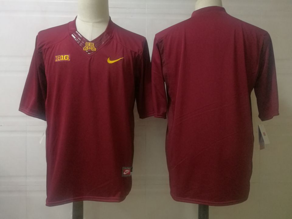 Men's Minnesota Golden Gophers Blank Nike Maroon College Football Jersey