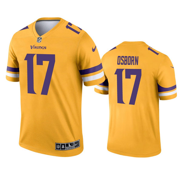 Men's Minnesota Vikings #17 K. J. Osborn Nike Gold Inverted Limited Jersey