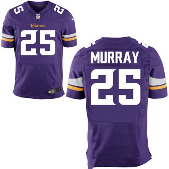 Men's Minnesota Vikings #25 Latavius Murray Nike Purple Team Color Elite Jersey