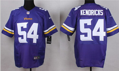 Men's Minnesota Vikings #54 Eric Kendricks 2013 Nike Purple Elite Jersey