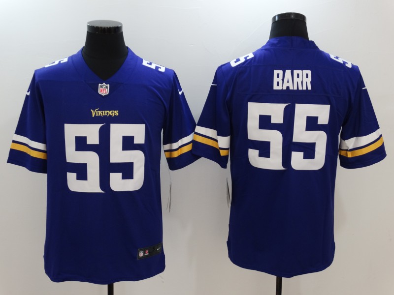 Men's Minnesota Vikings #55 Anthony Barr Nike Purple Vapor Untouchable Limited Jersey