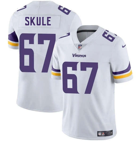 Men's Minnesota Vikings #67 Justin Skule White 2025 Vapor Untouchable Limited Football Stitched Jersey