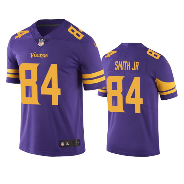Men's Minnesota Vikings #84 Irv Smith Jr. Nike Purple Color Rush Vapor Untouchable Limited Jersey
