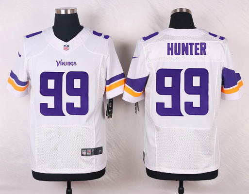 Men's Minnesota Vikings #99 Danielle Hunter White Road Elite Jersey