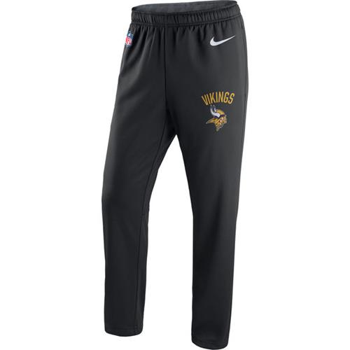 Men's Minnesota Vikings Nike Black Circuit Sideline Performance Pants