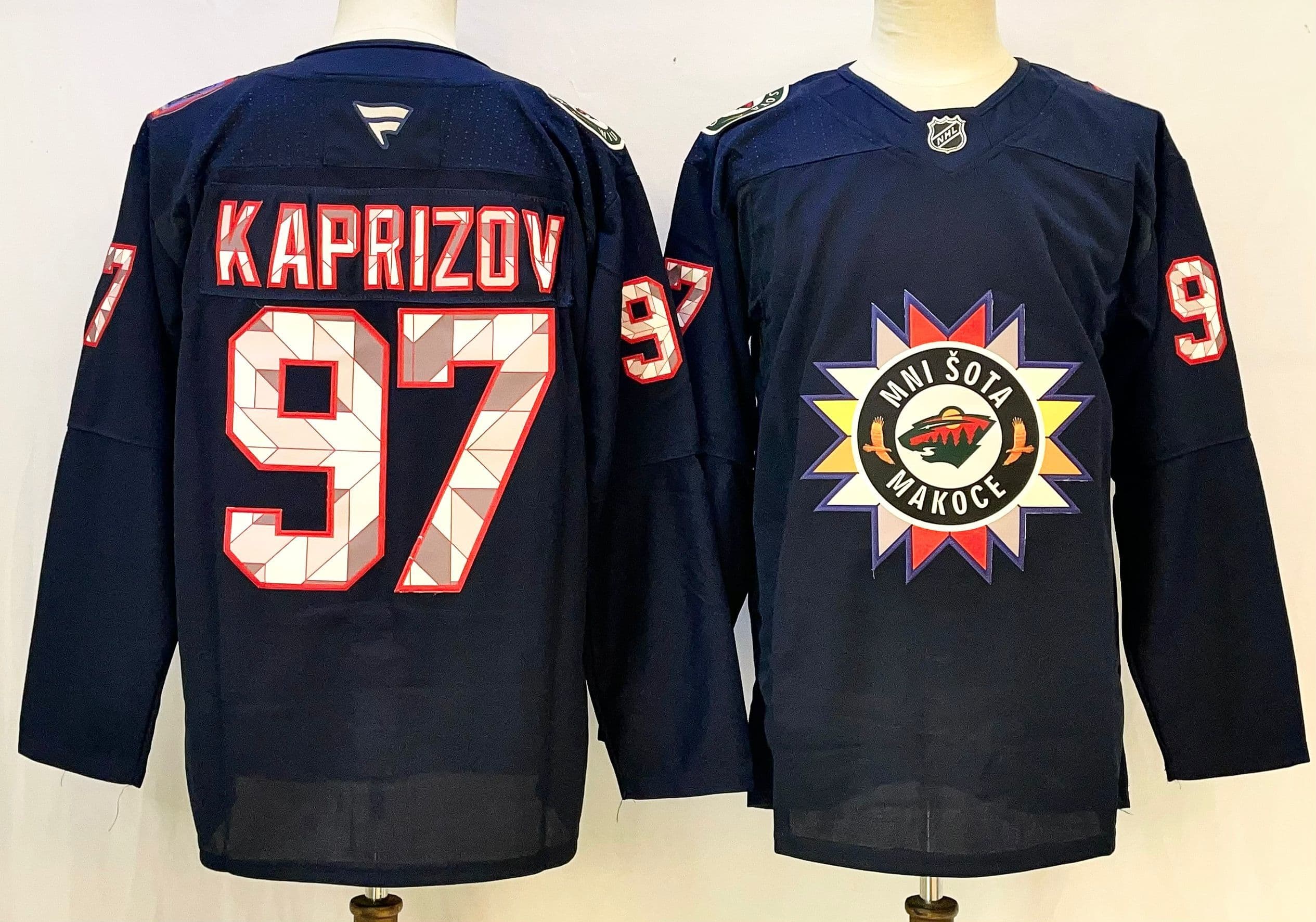 Men's Minnesota Wild  Jersey - All Stitched    Kirill Kaprizov 97