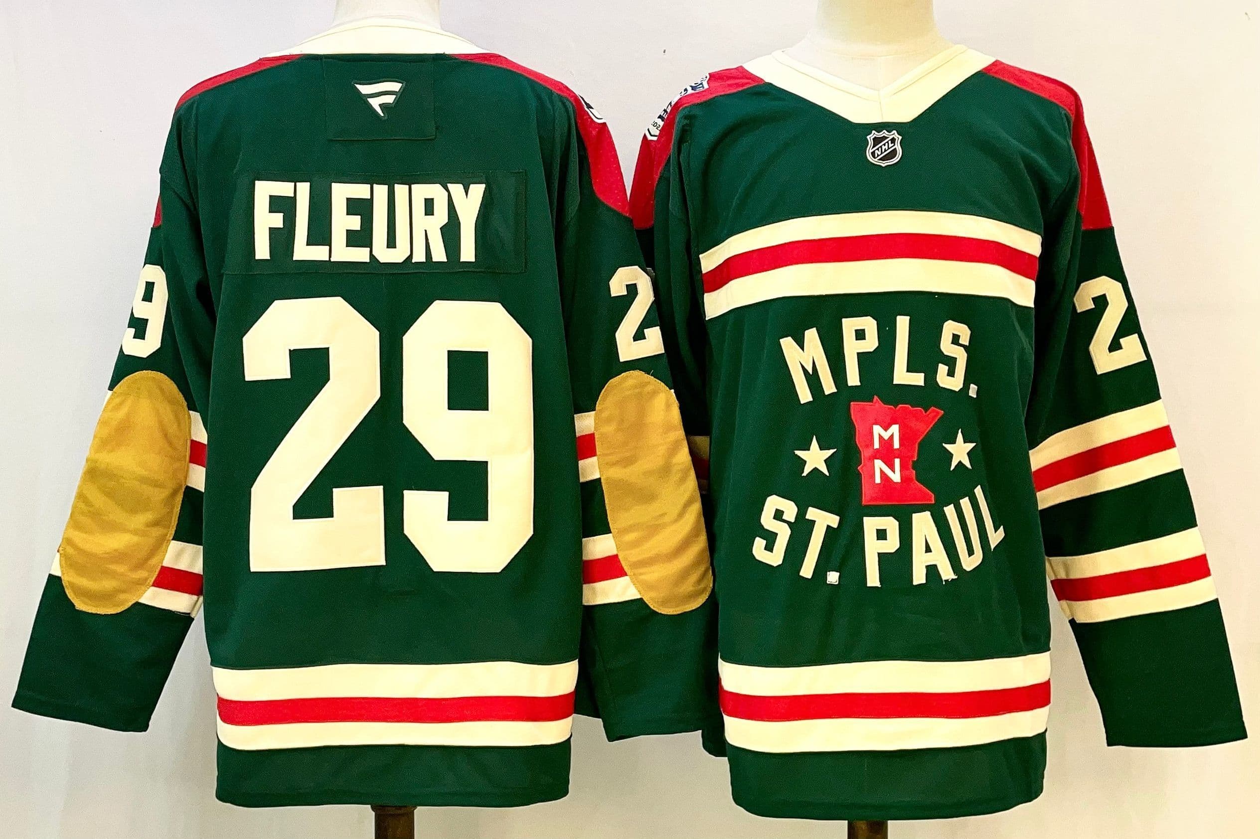 Men's Minnesota Wild  Jersey - All Stitched Andre Fleury 29