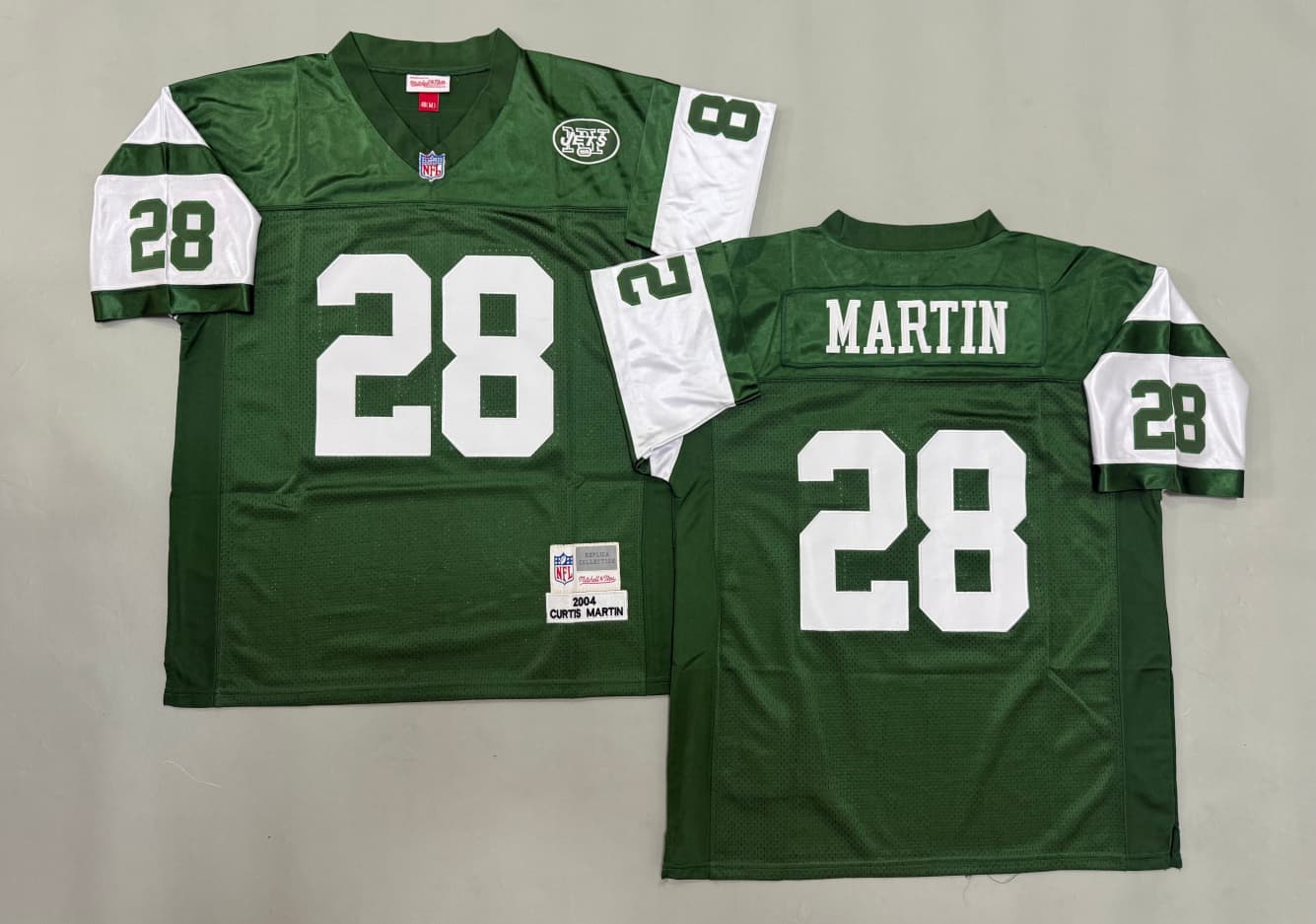 Men's Mitchell & Ness Curtis Martin Green New York Jets Legacy  Replica Jersey