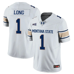Men's Montana State Bobcat Football Jersey - All Stitched Chris Long - 1