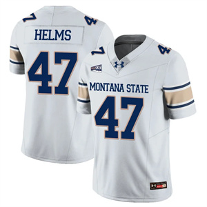 Men's Montana State Bobcat Football Jersey - All Stitched George Helms - 47