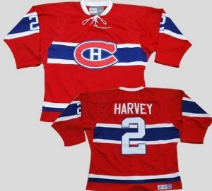 Men's Montreal Canadiens #2 Doug Harvey Red CCM Jersey Stitched