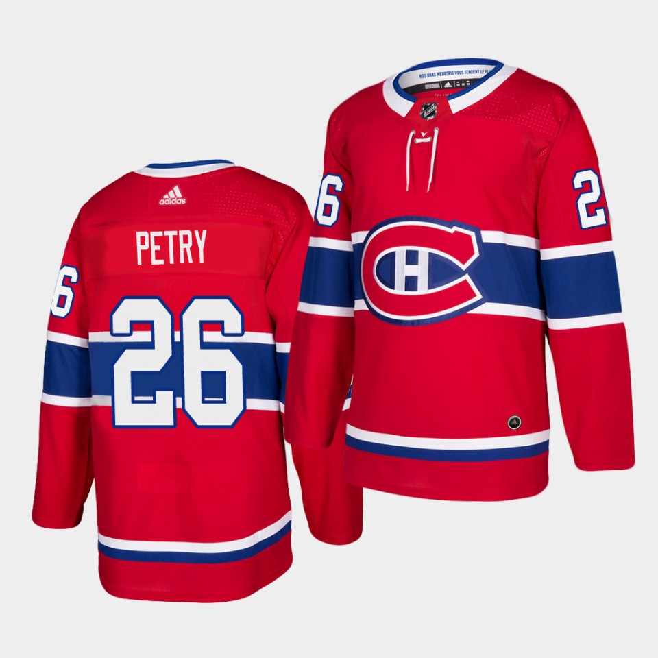 Men's Montreal Canadiens #26 Jeff Petry adidas Red Jersey Stitched