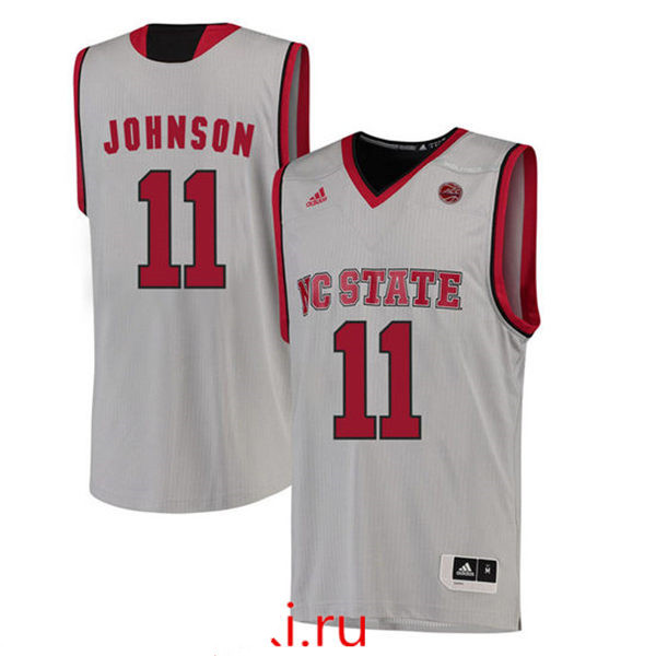 Men's NC State Wolfpack Markell Johnson 11 College Basketball Jersey - White