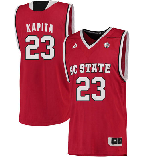 Men's NC State Wolfpack Ted Kapita 23 College Basketball Jersey - Red