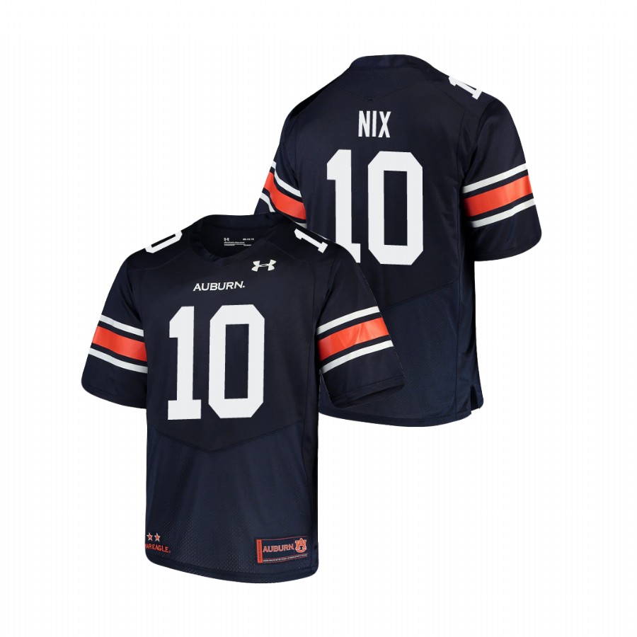 Men's Navy Auburn Tigers Bo Nix Replica Football Jersey