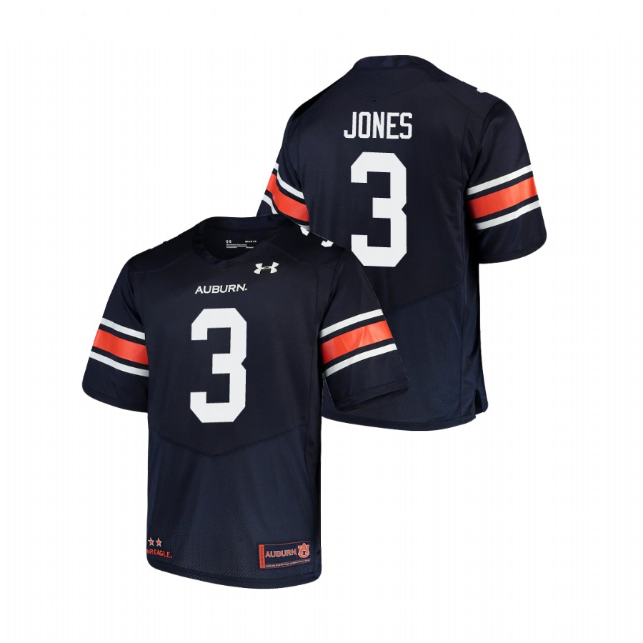 Men's Navy Auburn Tigers Jonathan Jones Replica Football Jersey