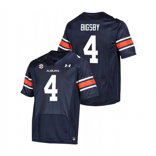 Men's Navy Auburn Tigers Tank Bigsby Premier Football Jersey