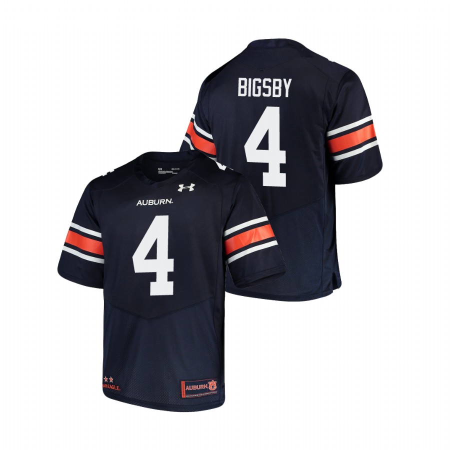 Men's Navy Auburn Tigers Tank Bigsby Replica Football Jersey