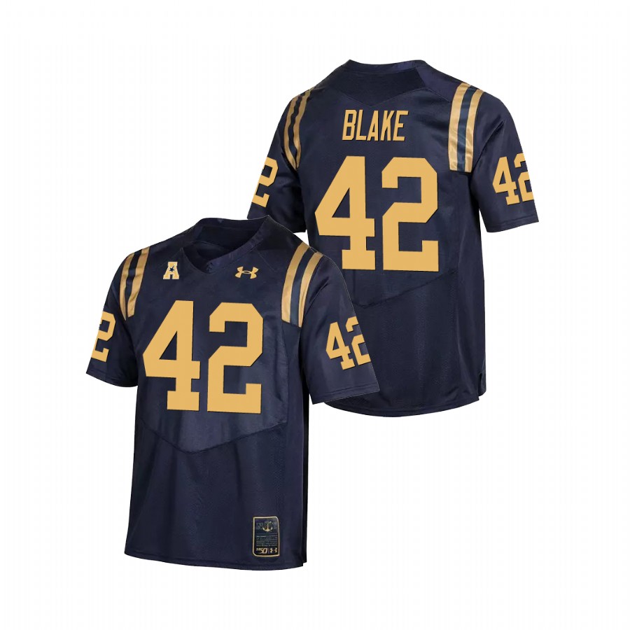 Men's Navy Midshipmen Ian Blake Navy College Football Replica Jersey