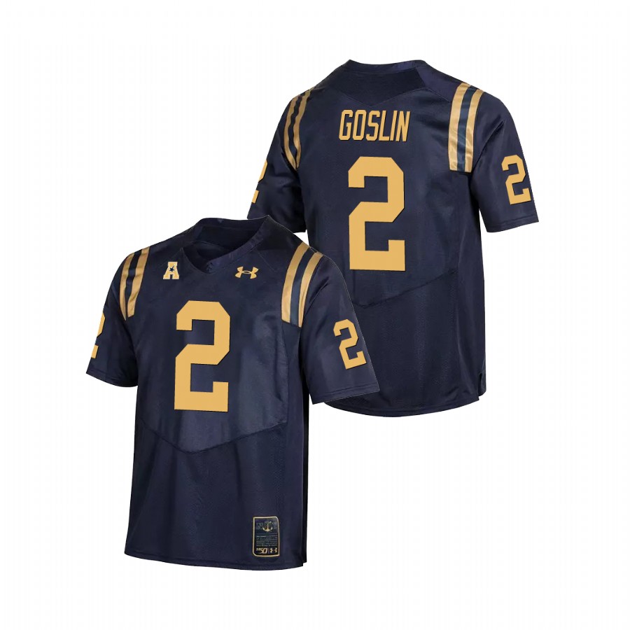 Men's Navy Navy Midshipmen Tyger Goslin College Football Replica Jersey