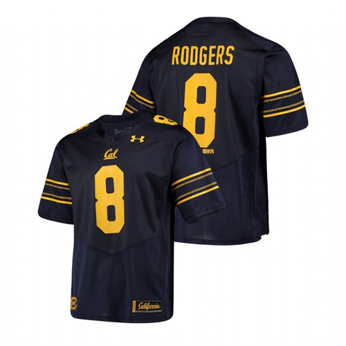 Men's Navy Under Armour Aaron Rodgers California Golden Bears Alumni Football Replica Jersey