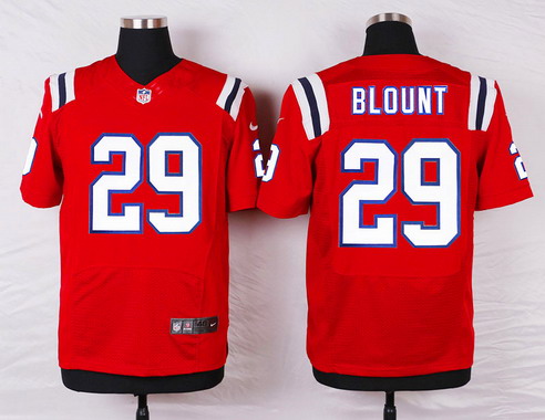 Men's New England Patriots #29 LeGarrette Blount Red Alternate NFL Nike Elite Jersey