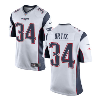 Men's New England Patriots #34 David Ortiz Nike Elite White Away Jersey