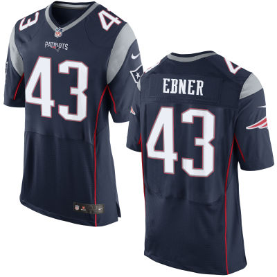 Men's New England Patriots #43 Nate Ebner Nike Elite Navy Jersey