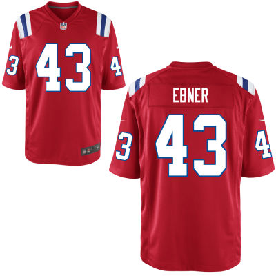 Men's New England Patriots #43 Nate Ebner Nike Red Elite Jersey