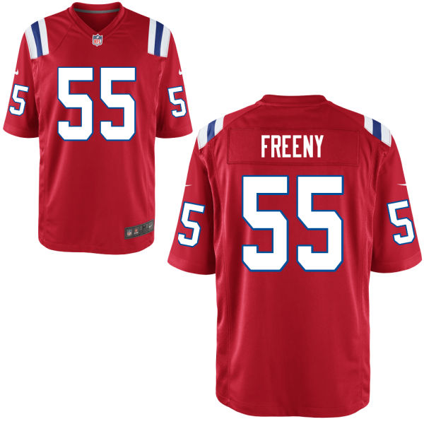 Men's New England Patriots #55 Jonathan Freeny Alternate Red NFL Nike Elite Jersey
