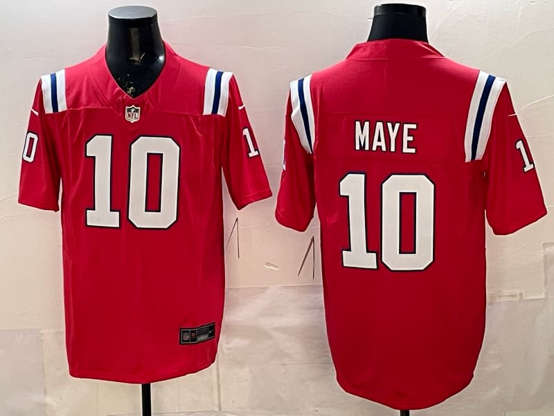 Men's New England Patriots  Vapor Limited Jersey - All Stitched Drake Maye     10