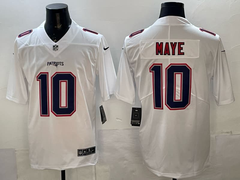 Men's New England Patriots  Vapor Limited Jersey - All Stitched Drake Maye    10