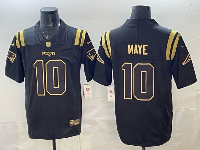 Men's New England Patriots  Vapor Limited Jersey - All Stitched Drake Maye  10