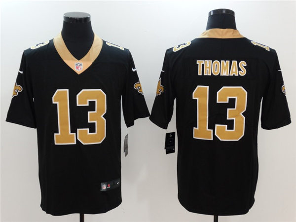 Men's New Orleans Saints #13 Michael Thomas Black Nike Vapor Untouchable Limited Jersey